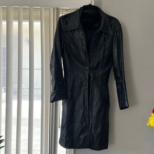 Women’s Leather Vintage Coat